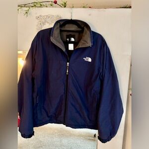 The North Face fleece lined windbreaker jacket - size M